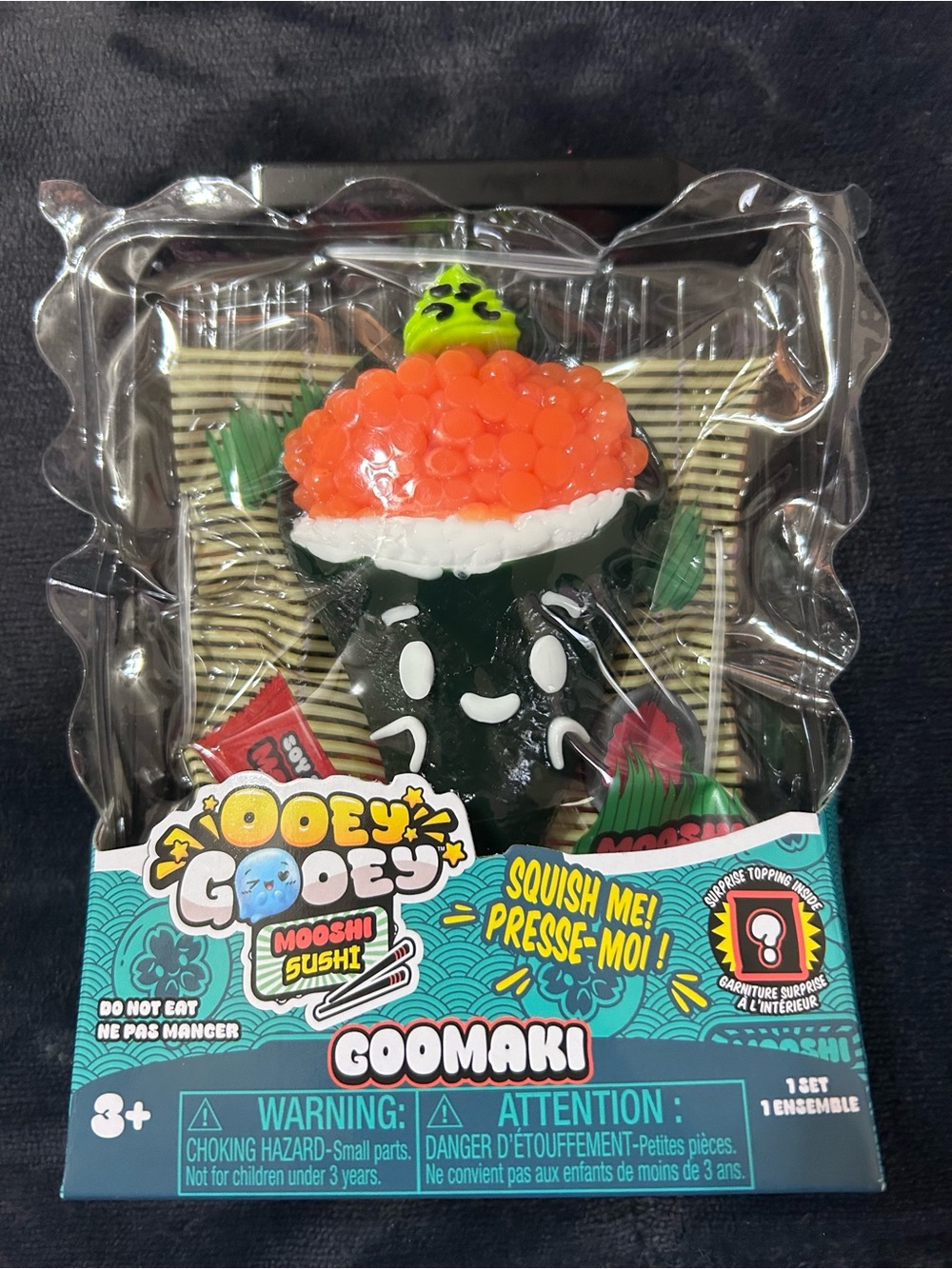 Ooey Gooey Mooshi Sushi Goomaki Squishy Sushi Toy
